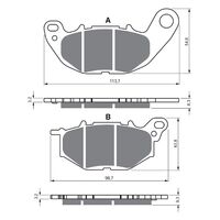 Goldfren Brake Pads GF369 - GP5 - INDENT