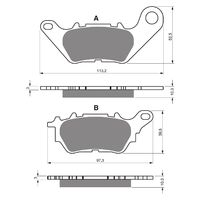 Goldfren Brake Pads GF370 - S3