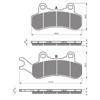 Goldfren Brake Pads GF376 - K1