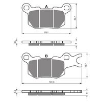 Goldfren Brake Pads GF377 - K1