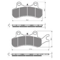 Goldfren Brake Pads GF378 - K1