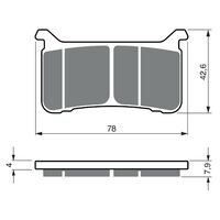 Goldfren Brake Pads GF386 - S3