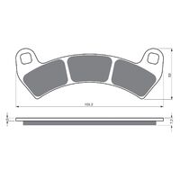 Goldfren Brake Pads GF391 - K5