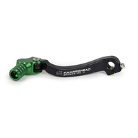 Hammerhead Honda CRF 250 X 2004-2015 Gear Lever With Customisable Knurled Tip Green