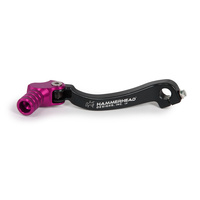 Hammerhead Honda CRF 250 X 2004-2015 Gear Lever With Customisable Knurled Tip Pink