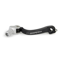 Hammerhead Honda CRF 250 R 2010-On Gear Lever With Customisable Knurled Tip Silver