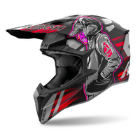 Airoh 'Wraaap Cyber' MX Helmet