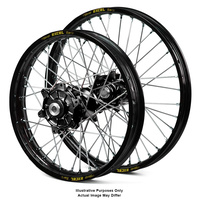 KTM 950-990 Adventure Black Excel Rims / Black Haan Hubs Wheel Set - 950-990 Adventure 2003-14 21*1.85 / 18*4.25