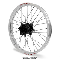 KTM 950-990 Adventure Silver Excel Rims / Black Haan Hubs Front Wheel - 950-990 Adventure 2003-14 21*1.85 