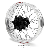 KTM 950-990 Adventure Silver Excel Rims / Black Haan Hubs Rear Wheel - 950-990 Adventure 2003-14 17*4.25