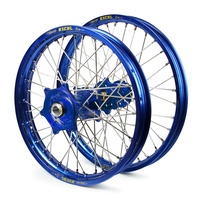 Yamaha Haan / Excel SNR MX Blue Rims / Blue Hubs Wheel Set WRF 250-450 2002-2017 (21*1.6 / 18*2.15")"