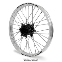 KTM 950-990 Adventure Silver Platinum Rims / Black Haan Hubs Front Wheel - 950-990 Adventure 2003-14 17*3.5   