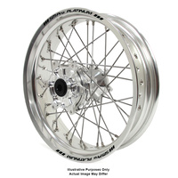 Suzuki V-Strom DL650-1000 Adventure Silver Platinum Rims / Silver Haan Hubs Rear Wheel - DL 650-1000 XTA V-Strom 2014-On 18*4.25 