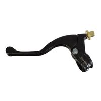 Whites Clutch Lever Assembly - Honda - Black Shorty