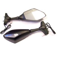 Whites Mirror Universal Fairing Mount W/Led (Pair)