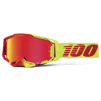 100% 'Armega' MX Goggles - Solaris (HiPER® Red Mirror Lens)