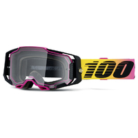 100% 'Armega' MX Goggles - 91 (Clear Lens)