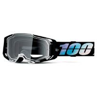 100% 'Armega' MX Goggles - Krisp (Clear Lens)