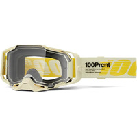 100% 'Armega' MX Goggles - Barely (Clear Lens)