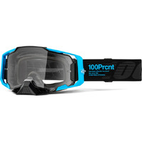 100% 'Armega' MX Goggles - Barely 2 (Clear Lens)