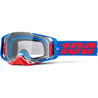 100% 'Armega' MX Goggles - Ironclad (Clear Lens)