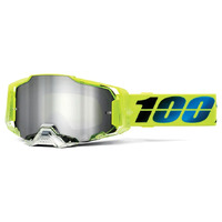 100% 'Armega' MX Goggles - Koropi (Mirror Silver Flash Lens)