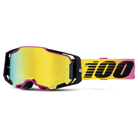 100% 'Armega' MX Goggles - 91 (Mirror Gold Lens)