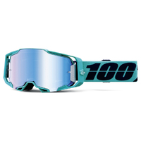 100% 'Armega' MX Goggles - Esterel (Mirror Blue Lens)