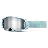 100% 'Armega' MX Goggles - Fargo (Mirror Silver Lens)