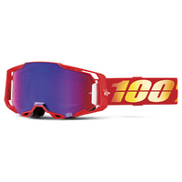 100% 'Armega' MX Goggles - Nuketown (Mirror Blue Lens)