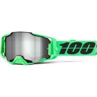 100% 'Armega' MX Goggles - Anza 2 (Mirror Silver Lens)