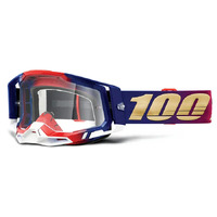 100% 'Racecraft 2' MX Goggles - United (Clear Lens)