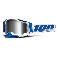 100% 'Racecraft 2' MX Goggles - Isola Flash Silver Lens)