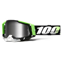 100% 'Racecraft 2' MX Goggles - Kalkuta (Mirror Silver Lens)