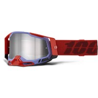 100% 'Racecraft 2' MX Goggles - Cleat (Mirror Silver Lens)