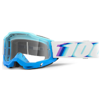 100% 'Accuri 2' MX Goggles - Stamino (Clear Lens)