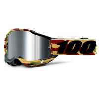 100% 'Accuri 2' MX Goggles - Camo (Mirror Silver Lens)