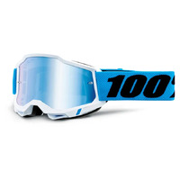 100% 'Accuri 2' MX Goggles - Novel (Mirror Blue Lens)