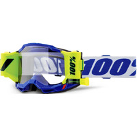 100% 'Accuri 2 Forecast' MX Goggles - Blue (Clear Lens)