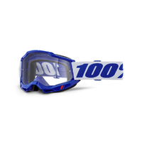 100% 'Accuri 2 OTG' MX Goggles - Blue (Clear Lens)