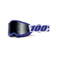 100% 'Accuri 2 Sand' MX Goggles - Blue (Smoke Lens)