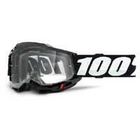 100% 'Accuri 2' Youth MX Goggles - Black (Clear Lens)