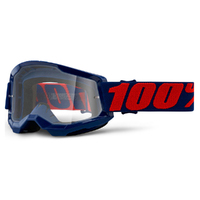 100% 'Strata 2' MX Goggles - Masego (Clear Lens)