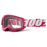 100% 'Strata 2' MX Goggles - Fletcher (Clear Lens)