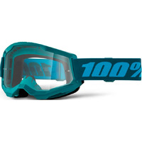 100% 'Strata 2' MX Goggles - Stone (Clear Lens)