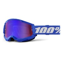 100% 'Strata 2' Youth MX Goggles - Blue