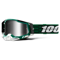 100% 'Racecraft 2' MX Goggles - Milori (Mirror Silver Lens)