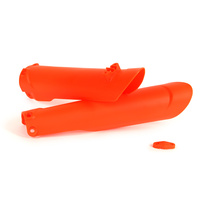 Rtech KTM Neon Orange Fork Protectors XC-W 200-250-300 2017-2020