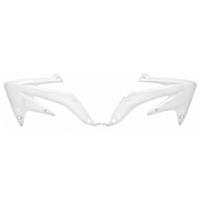 Rtech Honda CRF-X 450 2005-2007 White Radiator Shrouds