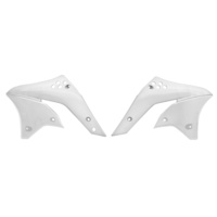 Rtech Kawasaki KXF 250 2006-2008 White Radiator Shrouds